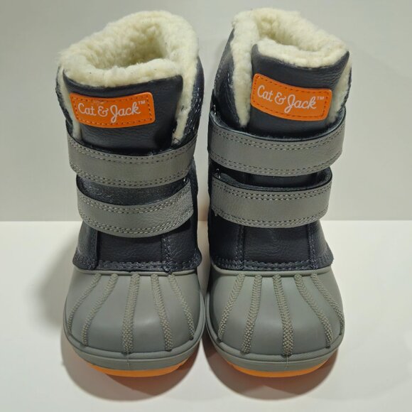 Cat & Jack Toddler Duck Boots | Size 7 | Faux Fur Lined Thermolite - Picture 1 of 9